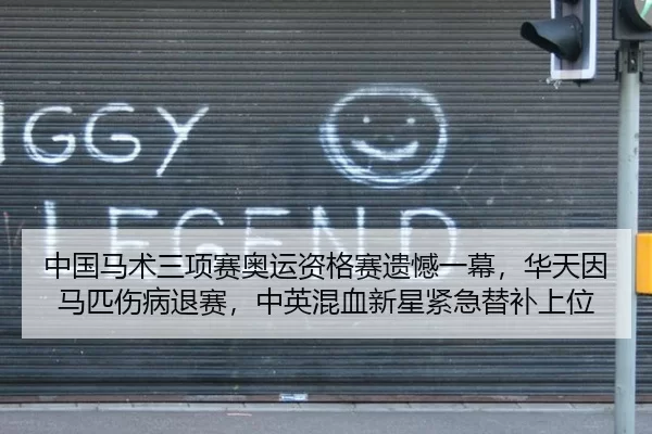 中国马术三项赛奥运资格赛遗憾一幕，华天因马匹伤病退赛，中英混血新星紧急替补上位